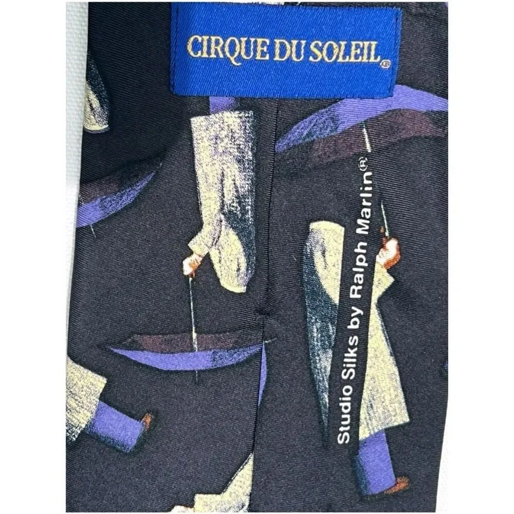 Cirque Du Soleil 100% Silk Tie Surrealist